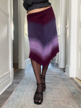 Mohair Asymmetric Skirt