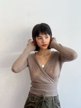 Mohair Wrap top